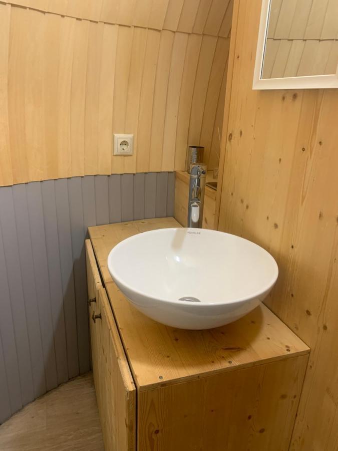 Cabane En Bois Avec Bain Nordique Et Sauna Marigny  Exterior photo
